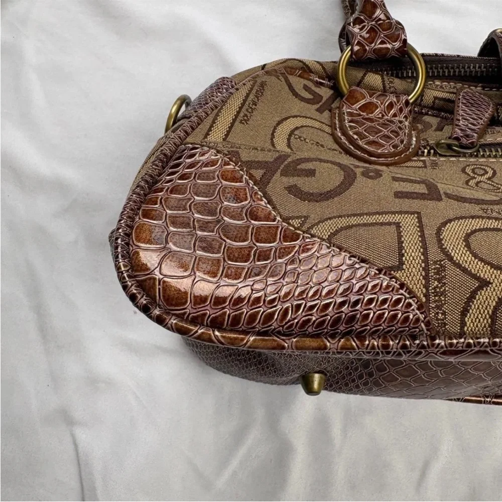 Dolce & Gabbana Brown Logo Shoulder Bag - Picture 6 of 10